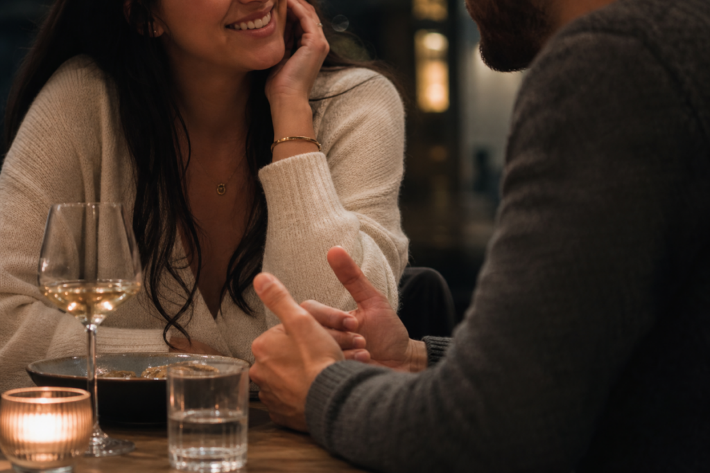 Signs He Only Has Eyes for You 3 His phone does not compete with you all night