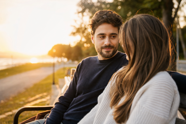 love in the eyes of a man