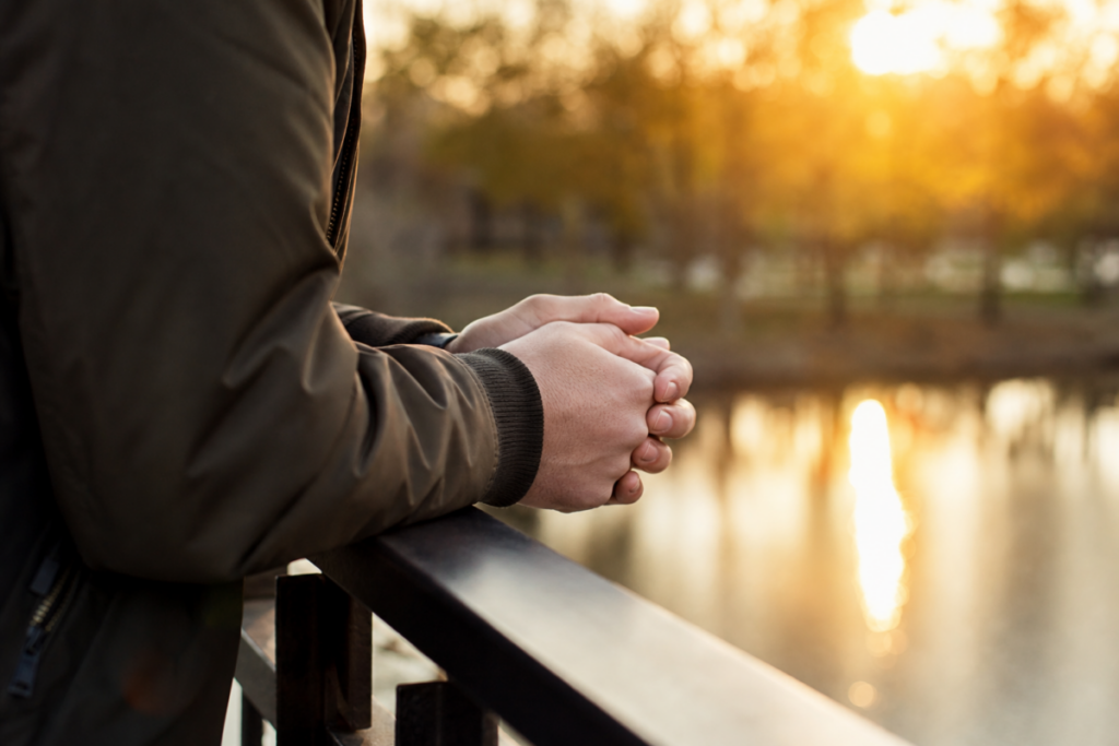 The avoidant person may feel the distance they created