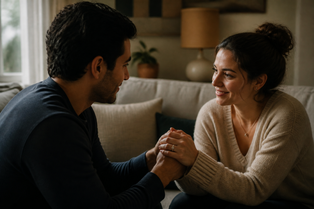 What One Knee Communicates About Commitment and Vulnerability
